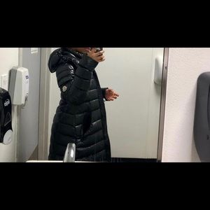 Woman Moncler Jacket size 1 color Black. Excellent condition